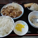 台湾料理 福祥居 - 生姜焼きランチ：麺無し
