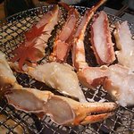 カニ・・・炭火焼