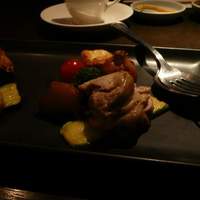 花かぐら - 宮崎日南鶏Roast　トリュフのひと口パイ　和風オレンジソース