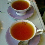 ハムステッドティールーム - 奥がキャンディー手前がディンブル