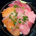 居酒屋 希SAKU - 20241124本マグロサーモン丼