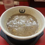 京つけめん つるかめ - カレーつけ麺 1,100円 (つけ汁)