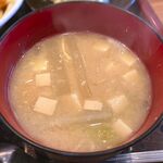 さくら本店 - (ﾗﾝﾁ)さくら定食 具だくさん味噌汁　2024.11.22
