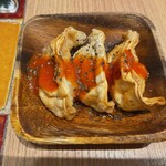 太陽のトマト麺withチーズ - チーズ包み揚げ