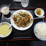 中華料理 ふじ苑 - 回鍋肉定食（日替わり？ランチ）