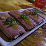 沖縄ぬ隠れ家 NI-NI - スパムにぎり(4個) 480円