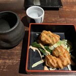 謳歌屋仁作 - お通しは唐揚