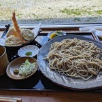 手打ちそば てらっぱだげ - 十割+天ぷら