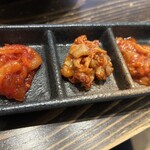 居酒屋 ゆたか - チャンジャ三種　（イカ　鱈　えんがわ）