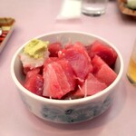 水口食堂 - まぐろぶつ切