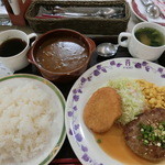 横浜市役所 第三食堂 かをり - 2015' 5/15 本日のランチ+サービスカレー　計830円