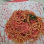キハチイタリアン - ズワイ蟹のトマトクリームパスタ