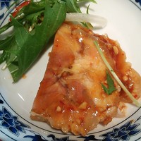 横浜中華街 重慶飯店 本館 - 豚バラニンニクソース。ビール下さい！