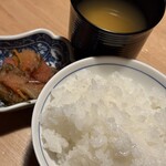 燗アガリ - ・群馬県みなかみ産本多義光氏の炊き立てコシヒカリ