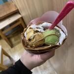 サーティワンアイスクリーム - 限定抹茶入れて見ました！濃厚　ご馳走様でした♪