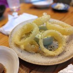 天ぷらとワイン からり。 - オニオンリング天450円（税込）