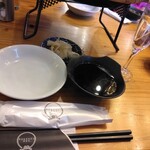 天ぷらとワイン からり。 - テーブルセット