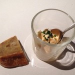 Point - ケーク・サレと生ウニのムース