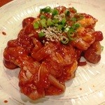 七輪焼肉 安安 横浜北口店 - 激辛鶏せせり