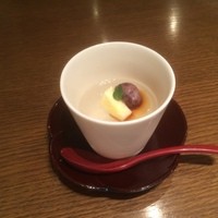 三田ばさら 本店 - トマトすきやき膳(ランチ）の水菓子
