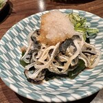 大衆酒場 三呑み屋 - ふぐ皮ぽん酢