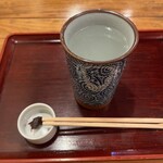 吾妻橋 やぶそば - そば湯割り