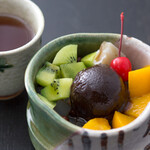 文明堂茶館 ル・カフェ - 料理写真:あんみつ