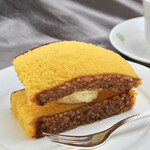 文明堂茶館 ル・カフェ - カステラアイスクリン