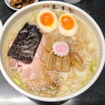 喜多郎 愛子店 - ワンタン麺  こってり＋煮卵