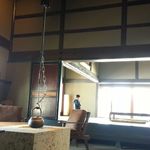 角館山荘侘桜 - 囲炉裏のあるロビーラウンジ