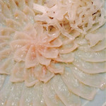 ふぐ刺しと皮