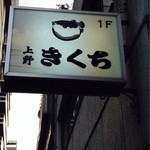 2014年5月 訪問お店の看板