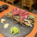 串しゃぶ えみし - ■馬刺し霜降り ￥1.958