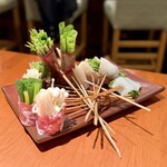 串しゃぶ えみし - ■オールスター10本盛り ￥1.780