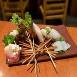 串しゃぶ えみし - ■オールスター10本盛り ￥1.780