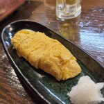 てっぱん居酒家 阿吽 - 鉄板だし巻き　プレーン