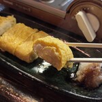 てっぱん居酒家 阿吽 - だし巻き中身