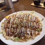 てっぱん居酒家 阿吽 - イカ玉