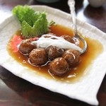 トマトの肉団子 ￥600