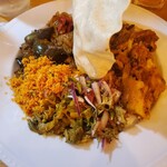 KING LION スリランカレストラン＆バー - スリランカカレープレートシングル　ポーク