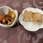 菜香新館 - 栗と季節野菜の黒酢あん　大根もち