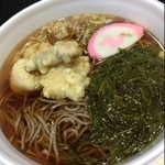 Niigata Furusato Mura - 佐渡産ながも と一夜干し天ぷら蕎麦  ¥600-