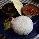 本日のダブルカレープレート