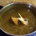 厚揚げとほうれん草のカレー（苦口）