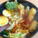 coffee&lunch さがみ - うどん、ドリンクセット　700円