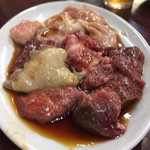 杉ホルモン - ホルモン盛り、これで￥400