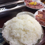 杉ホルモン - メシの盛りはハンパねえ