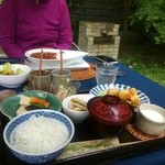 Wakafe Mikaduki - ハヤシライスと、ランチの和定食