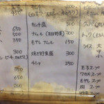 杉ホルモン - ドリンク＆サイドメニュー