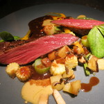 エクアトゥール - 26年5月　熊本馬ハラミのロースト、エシャロットとフォアグラのソース